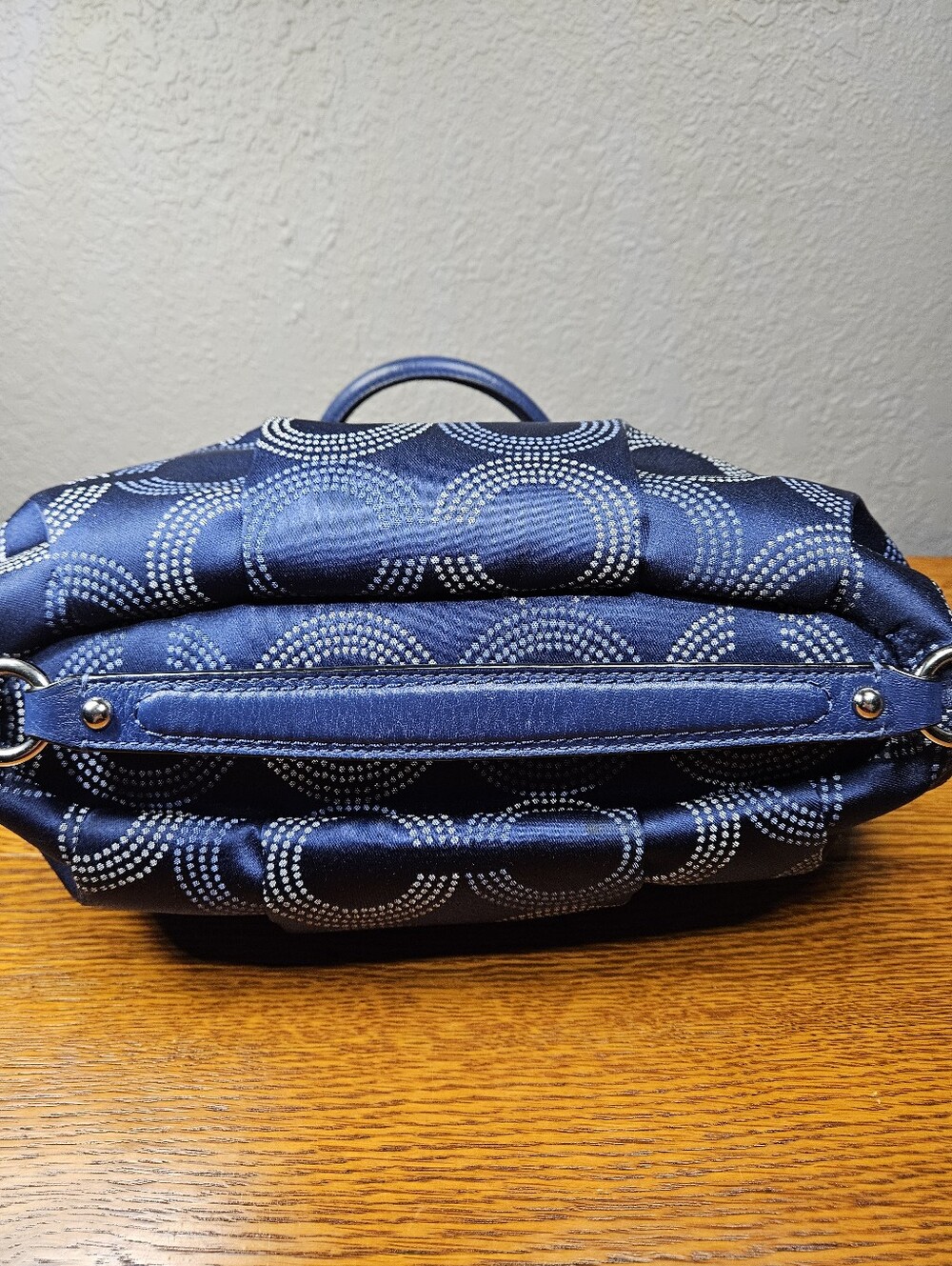 Coach Madison Dotted Op Art Sophia Convertible Bag - Picture 7 of 14